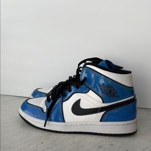Nike (Air Jordan) Blue and White Sneakers
